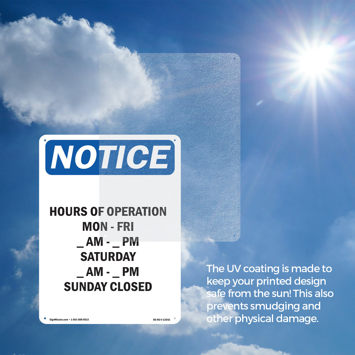 Hours Of Operation Mon - Fri ____ Am - ____