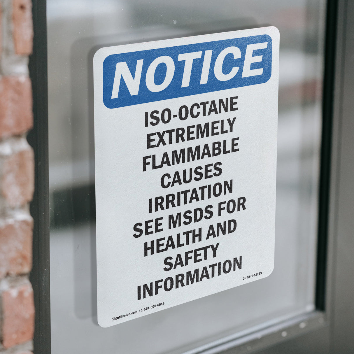 Iso-Octane Extremely Flammable Causes Irritation Sign