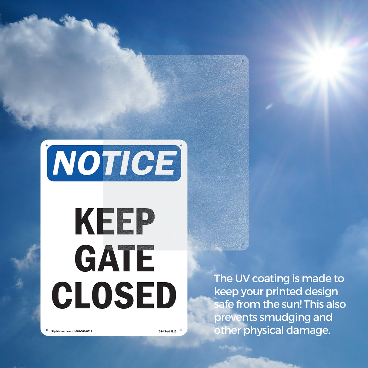 Keep Gate Closed Sign