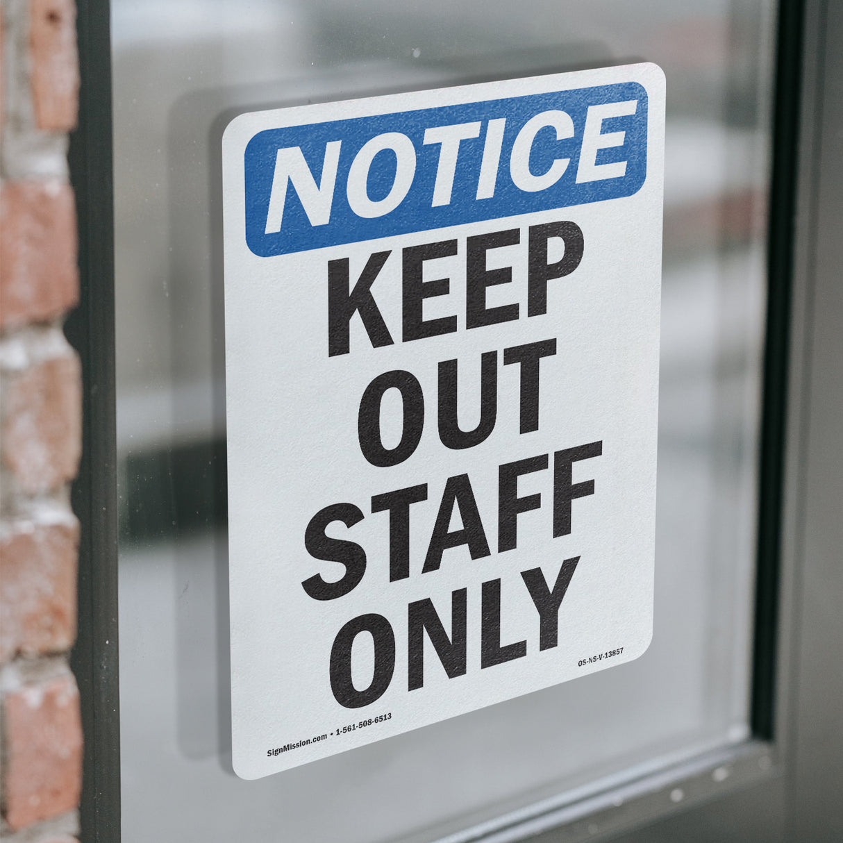 Keep Out Staff Only