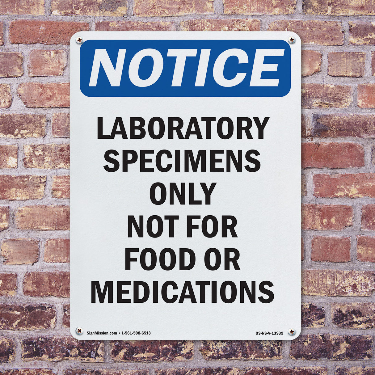 Laboratory Specimens Only Not For Food Or
