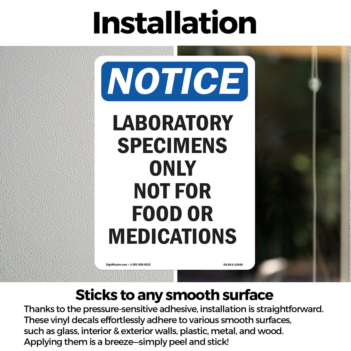 Laboratory Specimens Only Not For Food Or