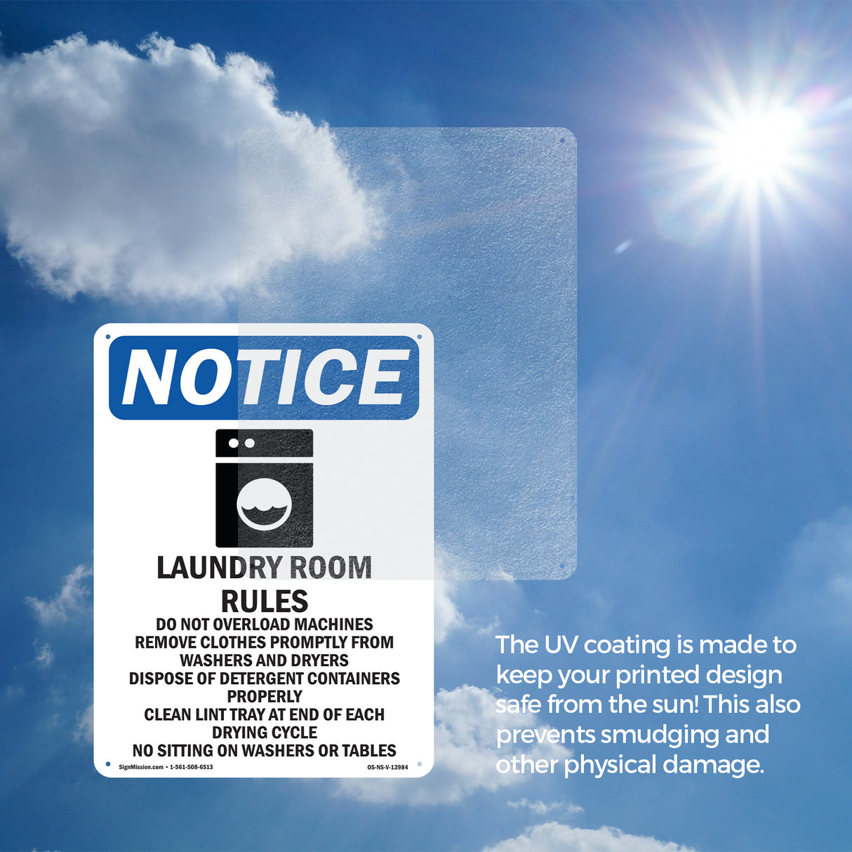 Laundry Room Rules Do Not Overload