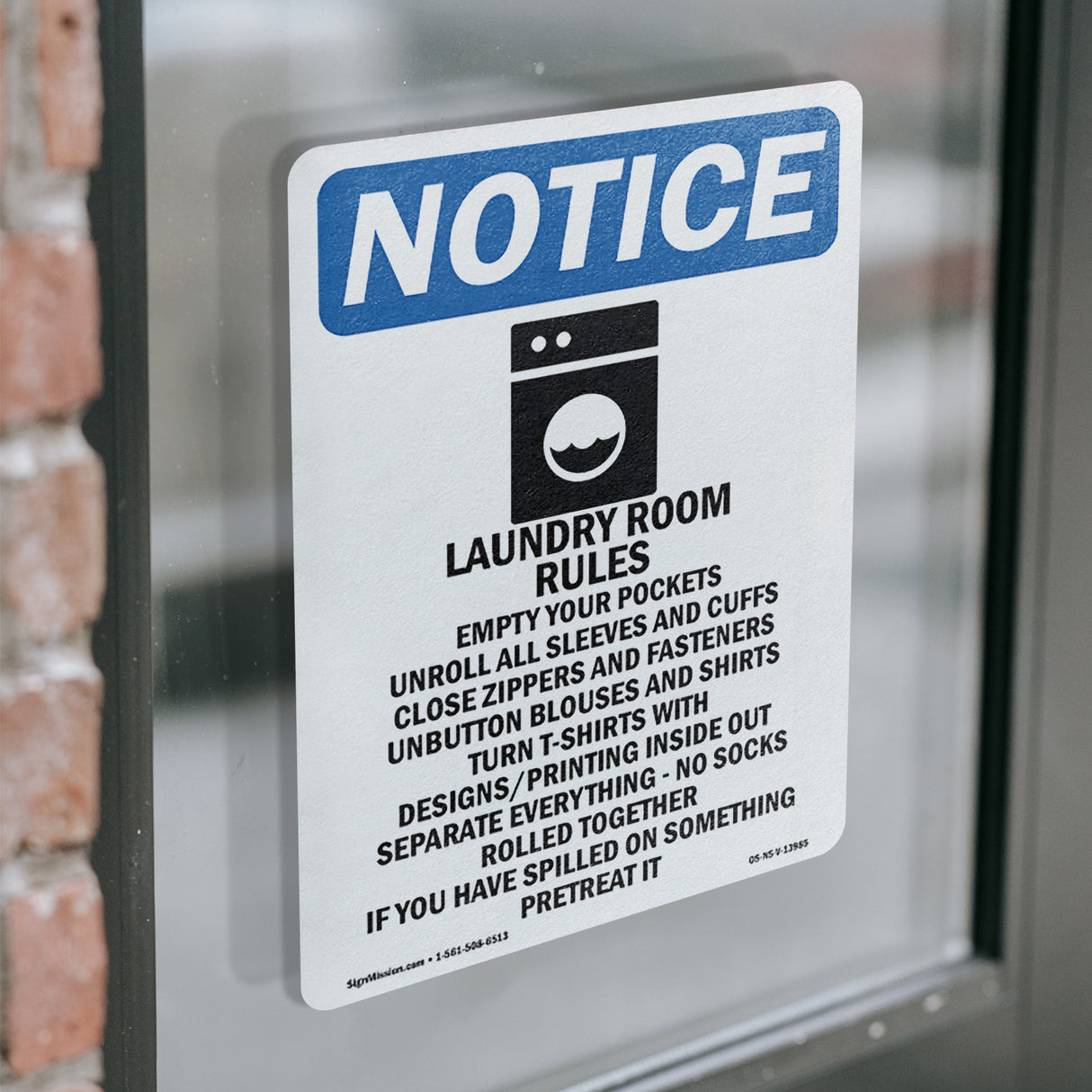 Laundry Rules Empty