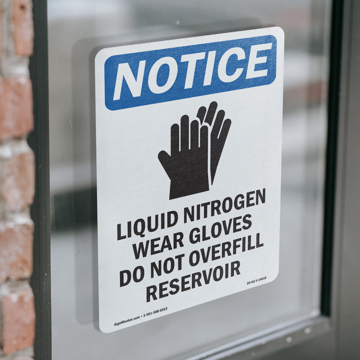 Liquid Nitrogen Wear Gloves