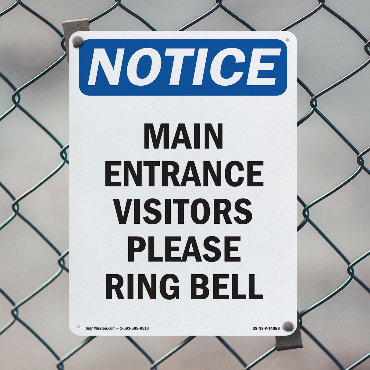 Main Entrance Visitors Please Ring Bell