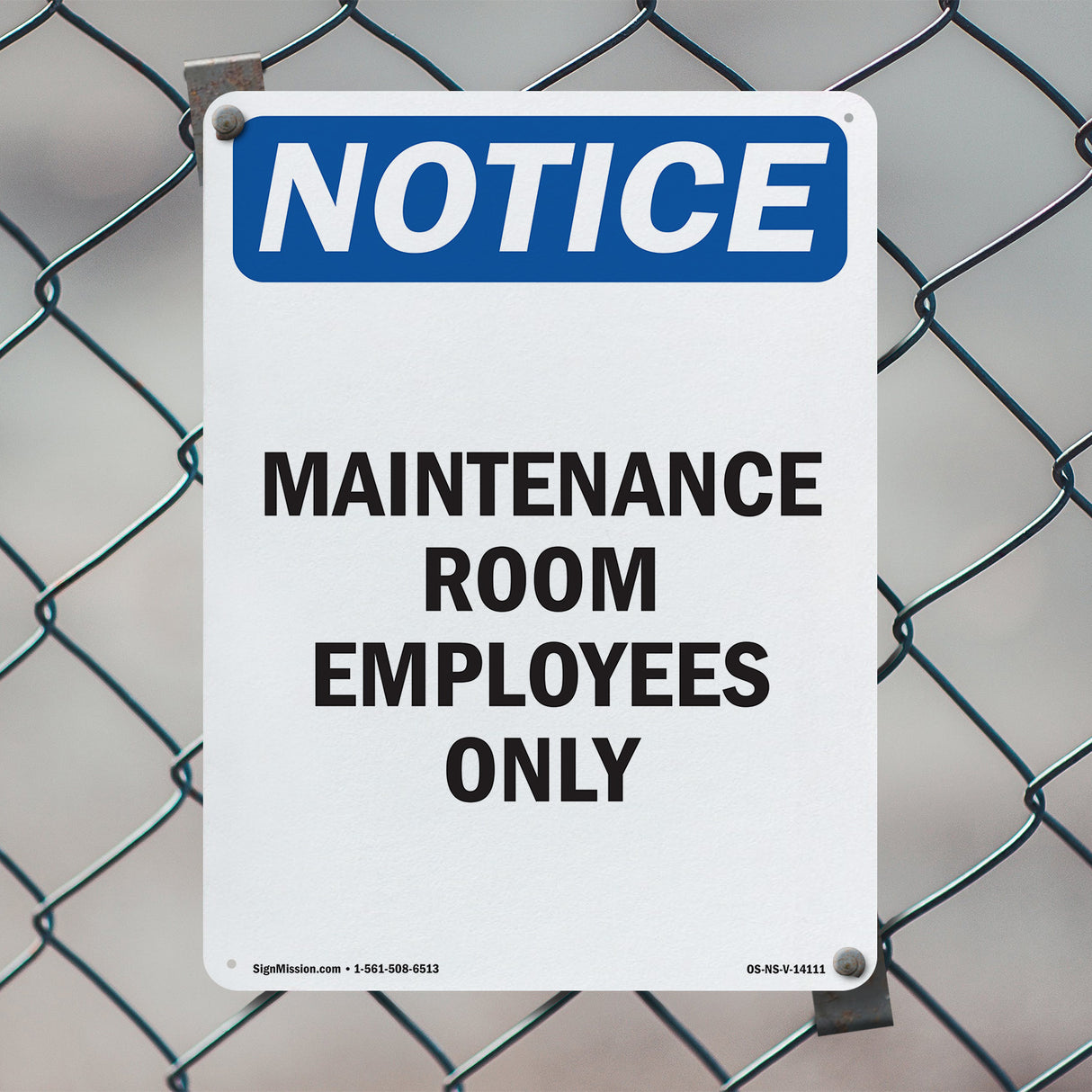 Maintenance Room Employees Only