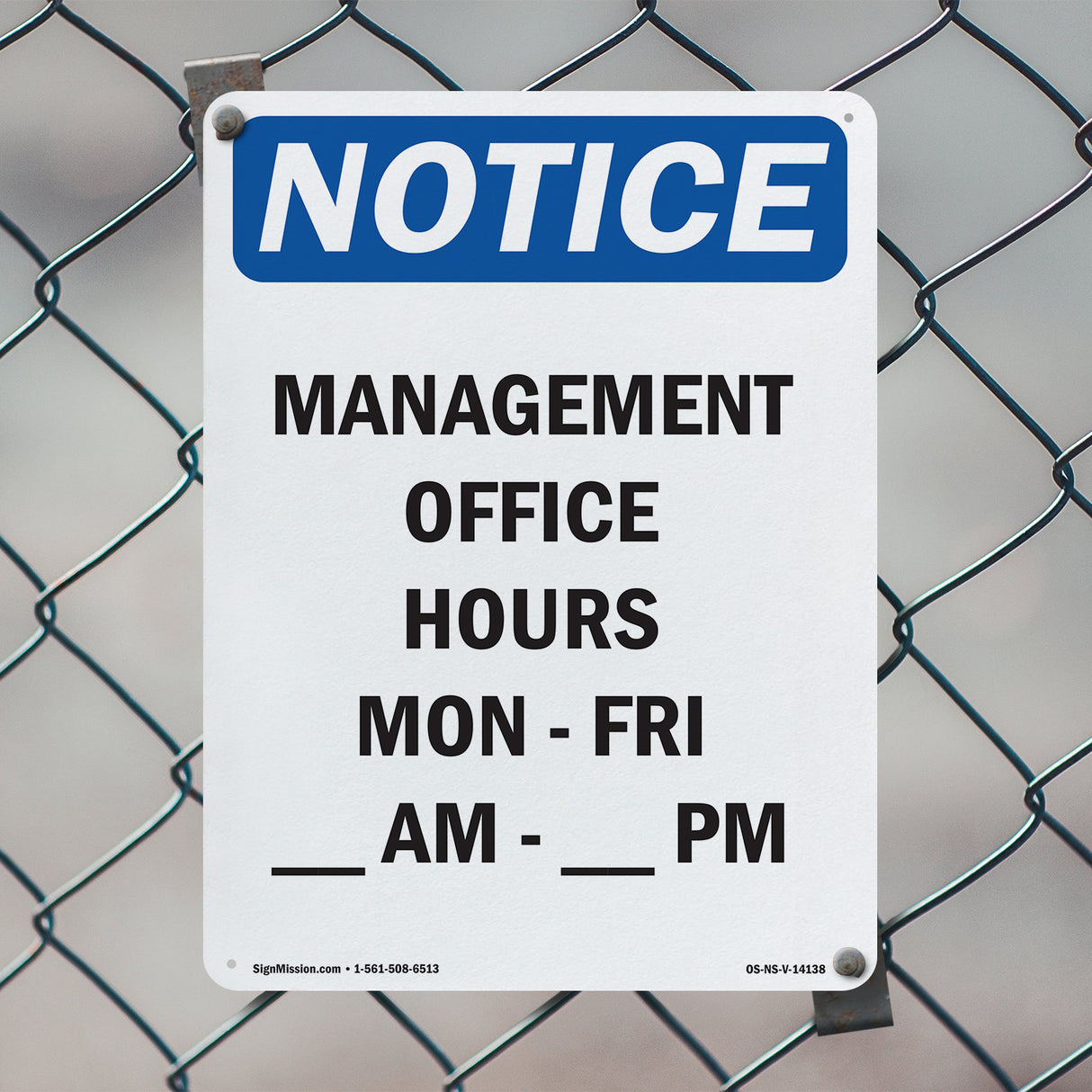 Management Office Hours Mon - Fri ____ Am