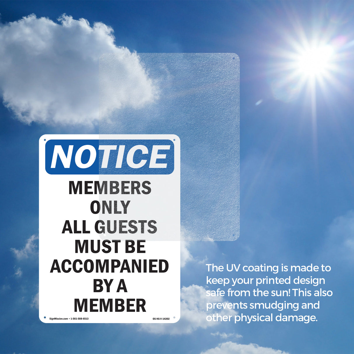 Members Only All Guests Must Be Accompanied