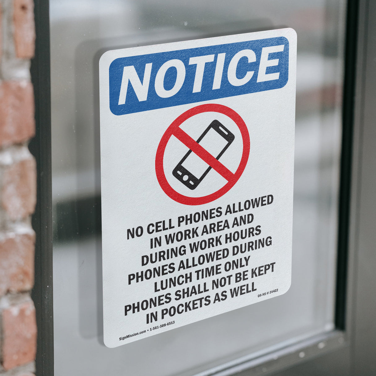 No Cell Phones Allowed In Work