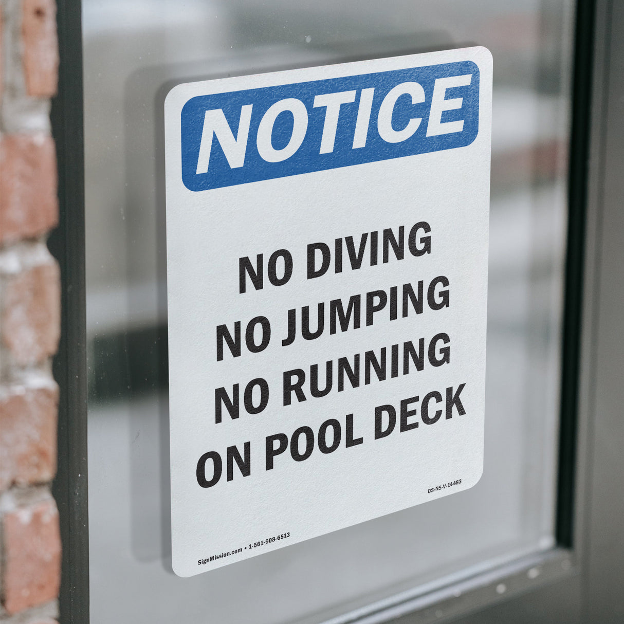 No Diving No Jumping No Running On Pool Deck