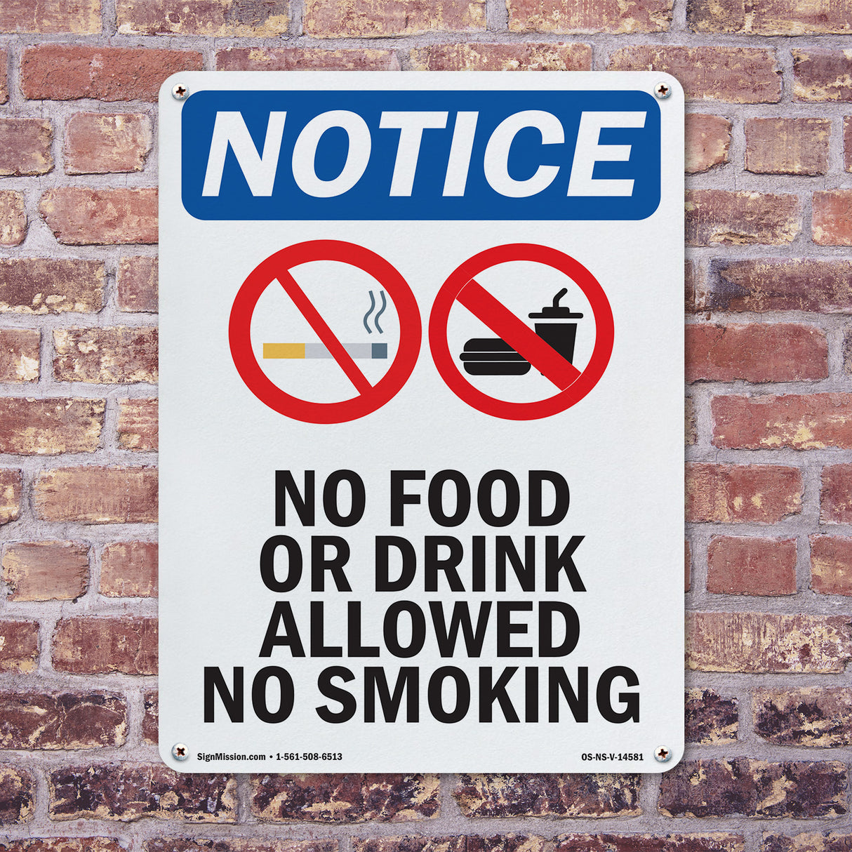 No Food Or Drink Allowed No Smoking