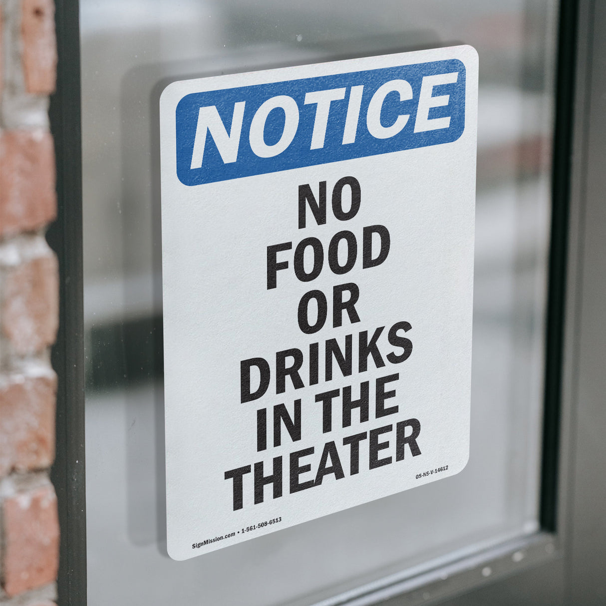 No Food Or Drinks In The Theater