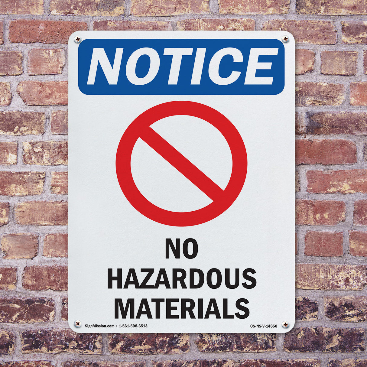 No Hazardous Materials