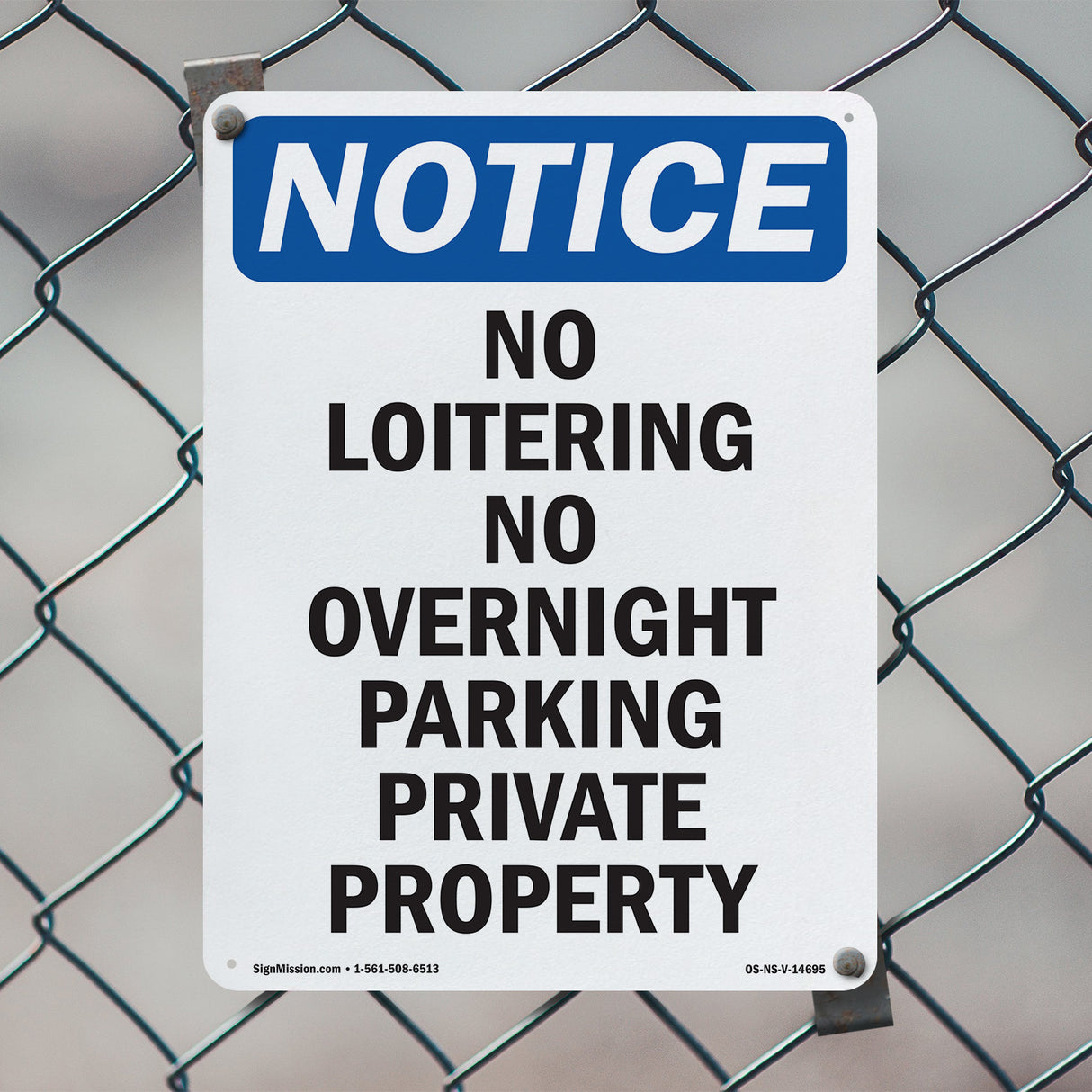 No Loitering No Overnight Parking Private Property