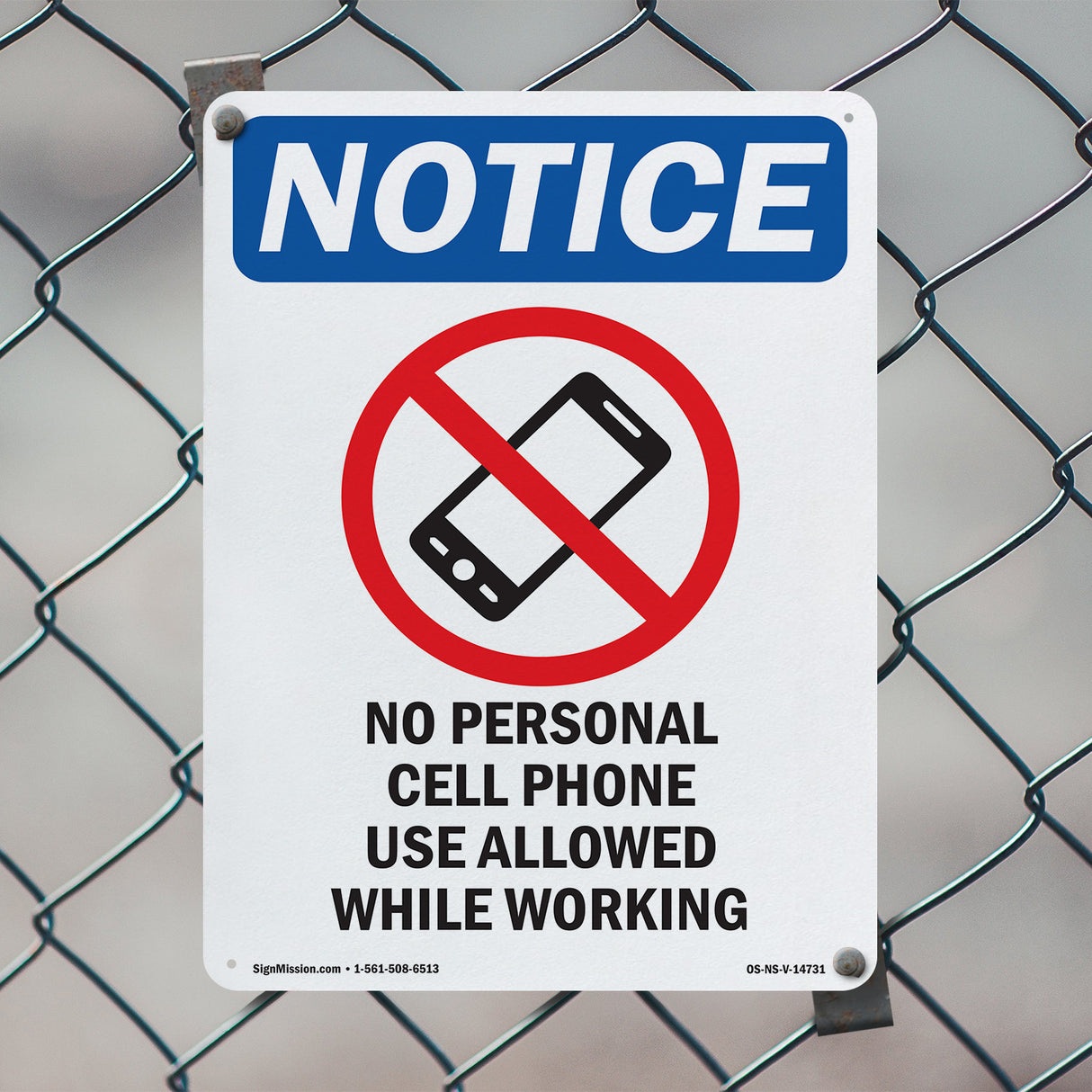 No Personal Cell Phone