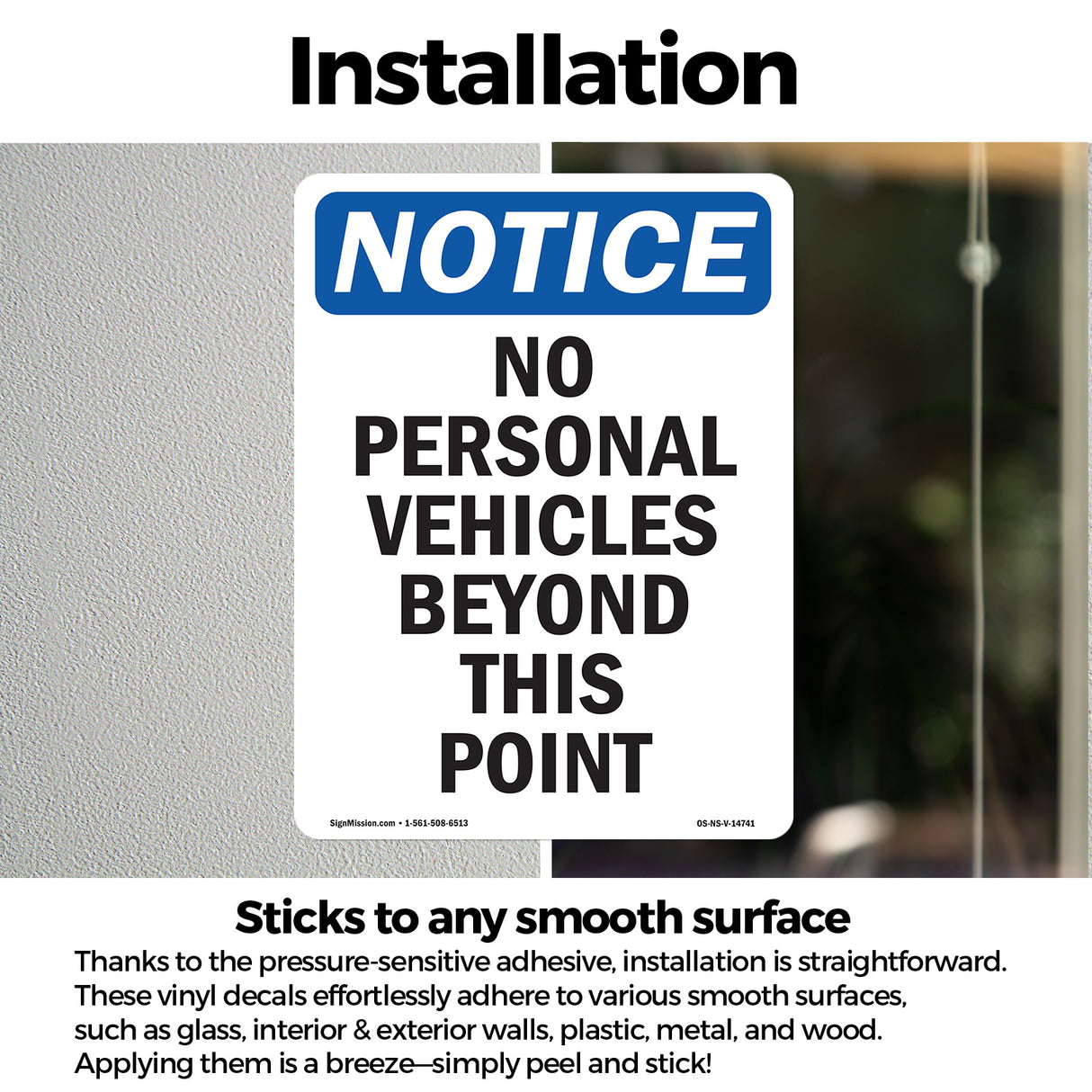 No Personal Vehicles Beyond This Point