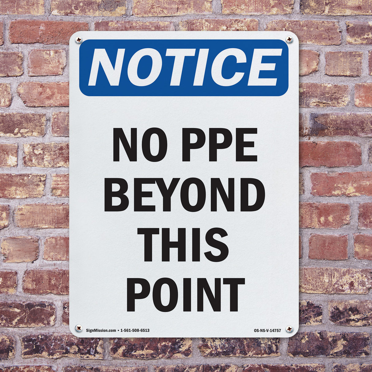 No PPE Beyond This Point