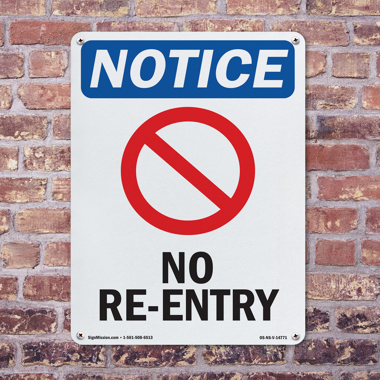 No Re-Entry