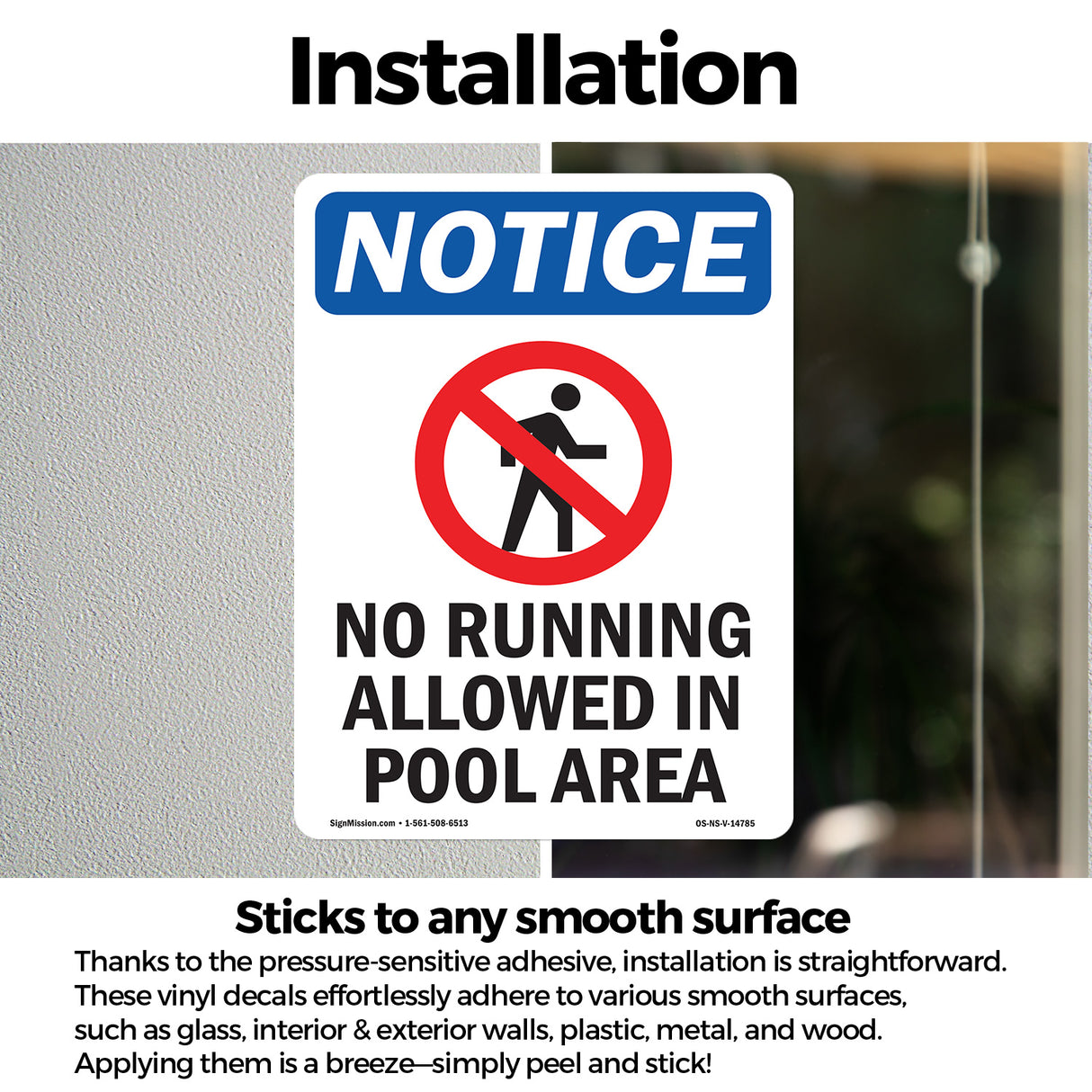 No Running Allowed In Pool Area