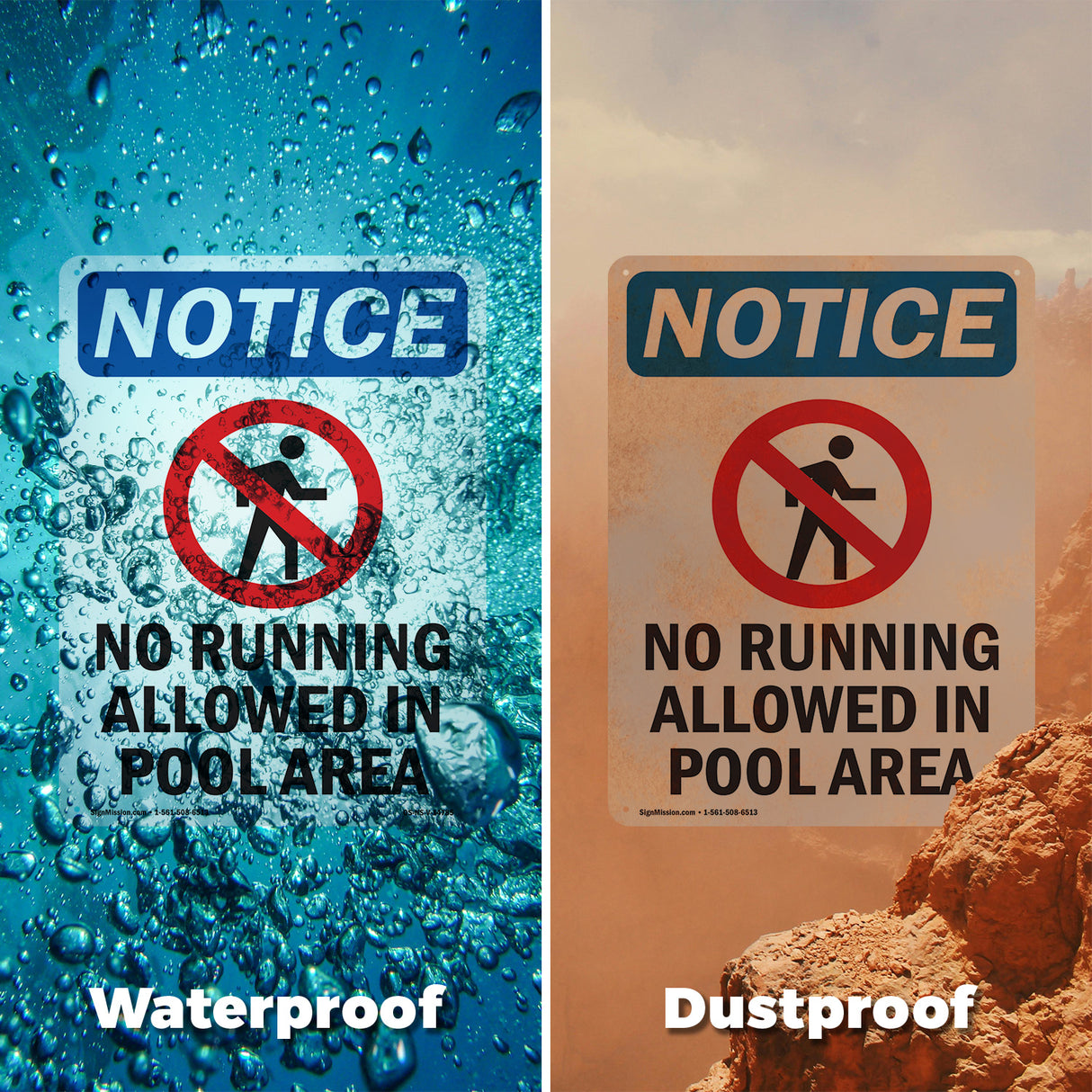 No Running Allowed In Pool Area