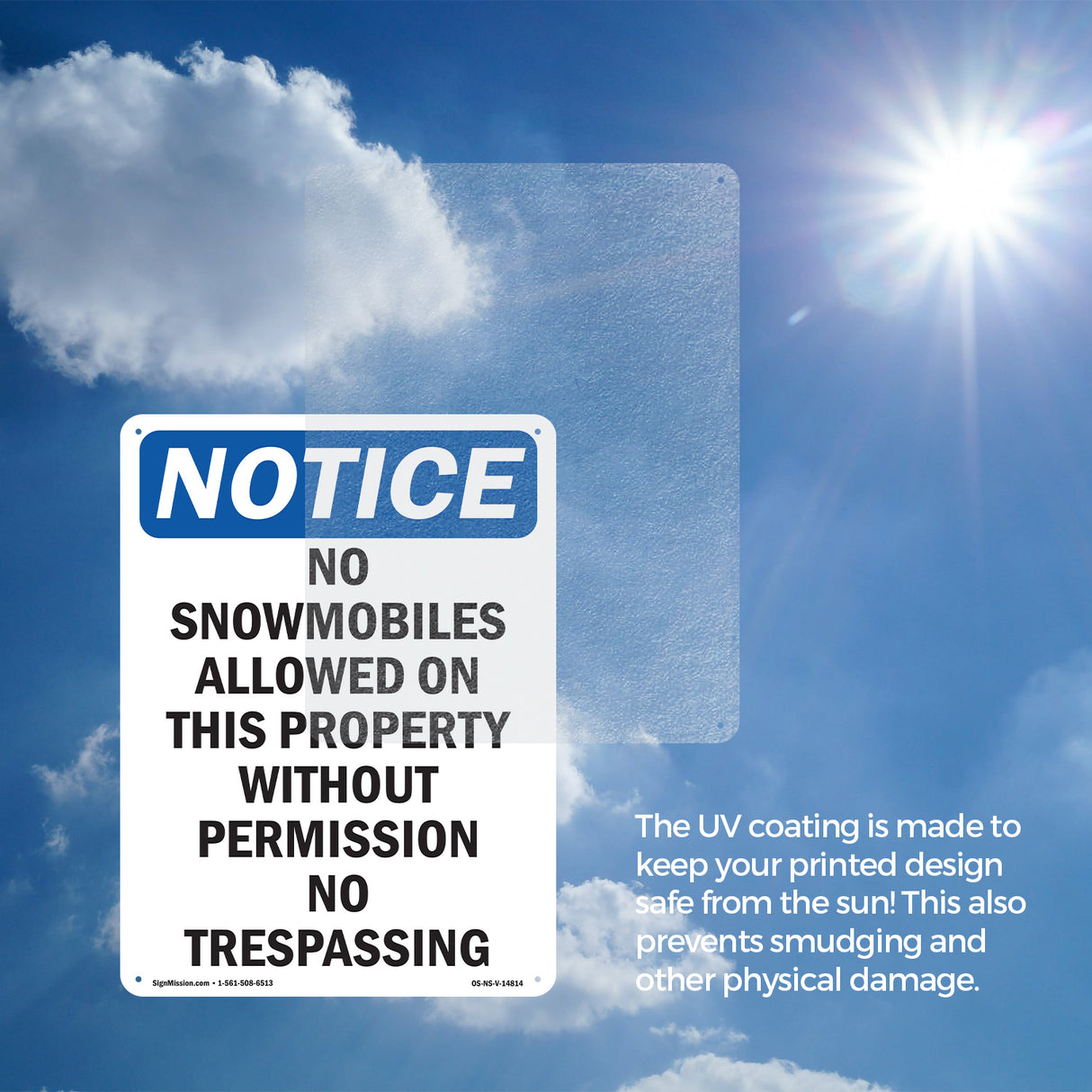 No Snowmobiles Allowed On This Property