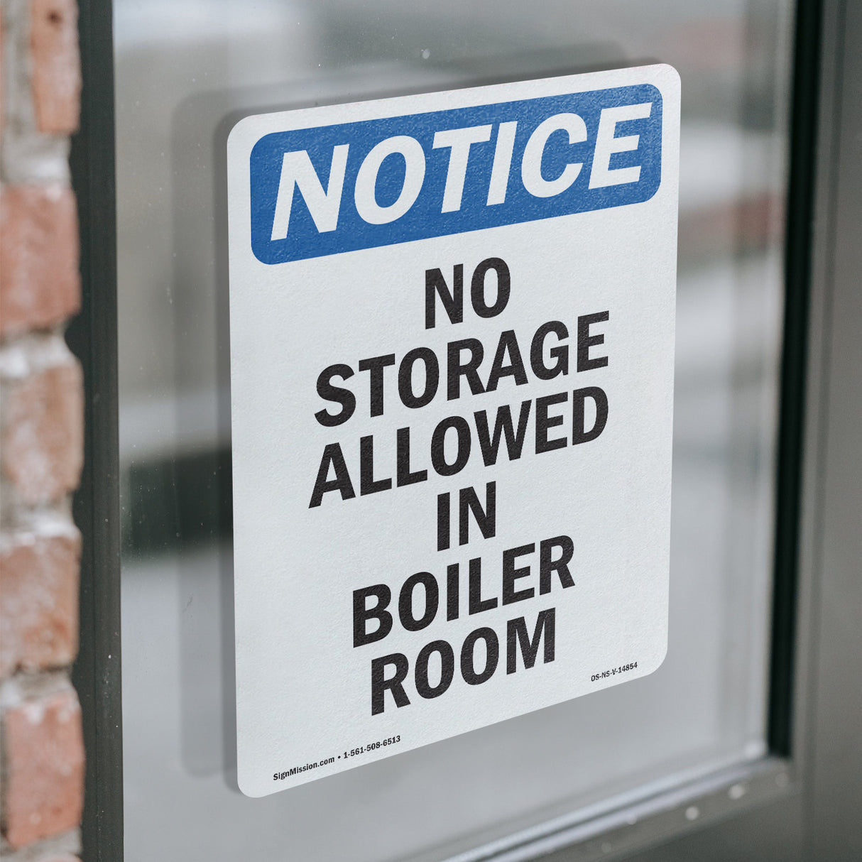No Storage Allowed In Boiler Room