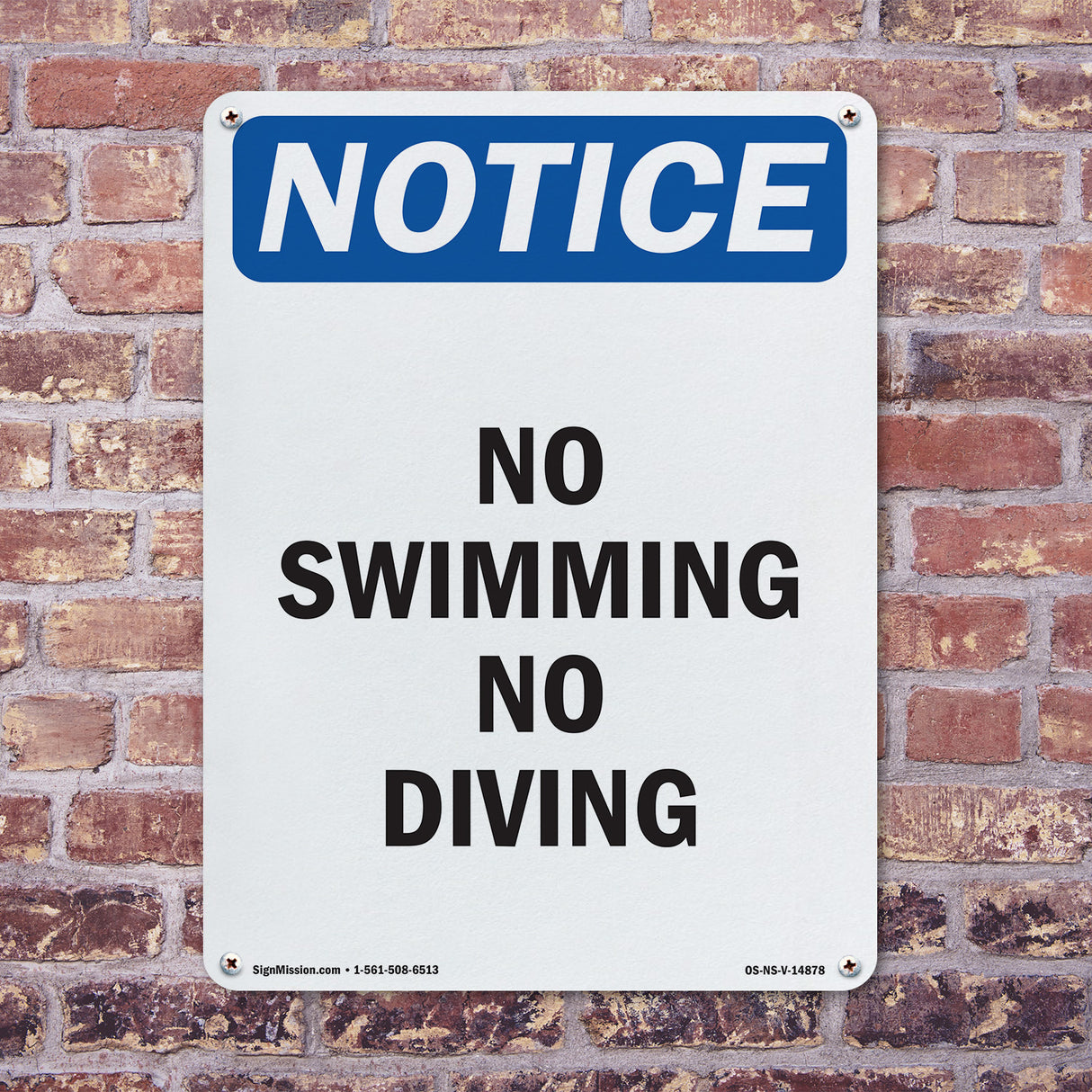 No Swimming No Diving