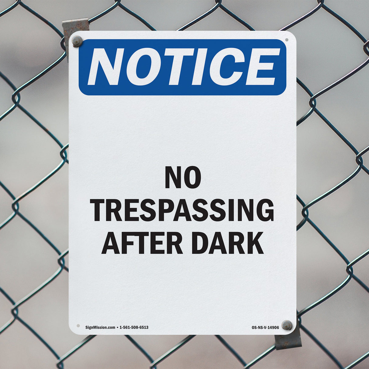 No Trespassing After Dark