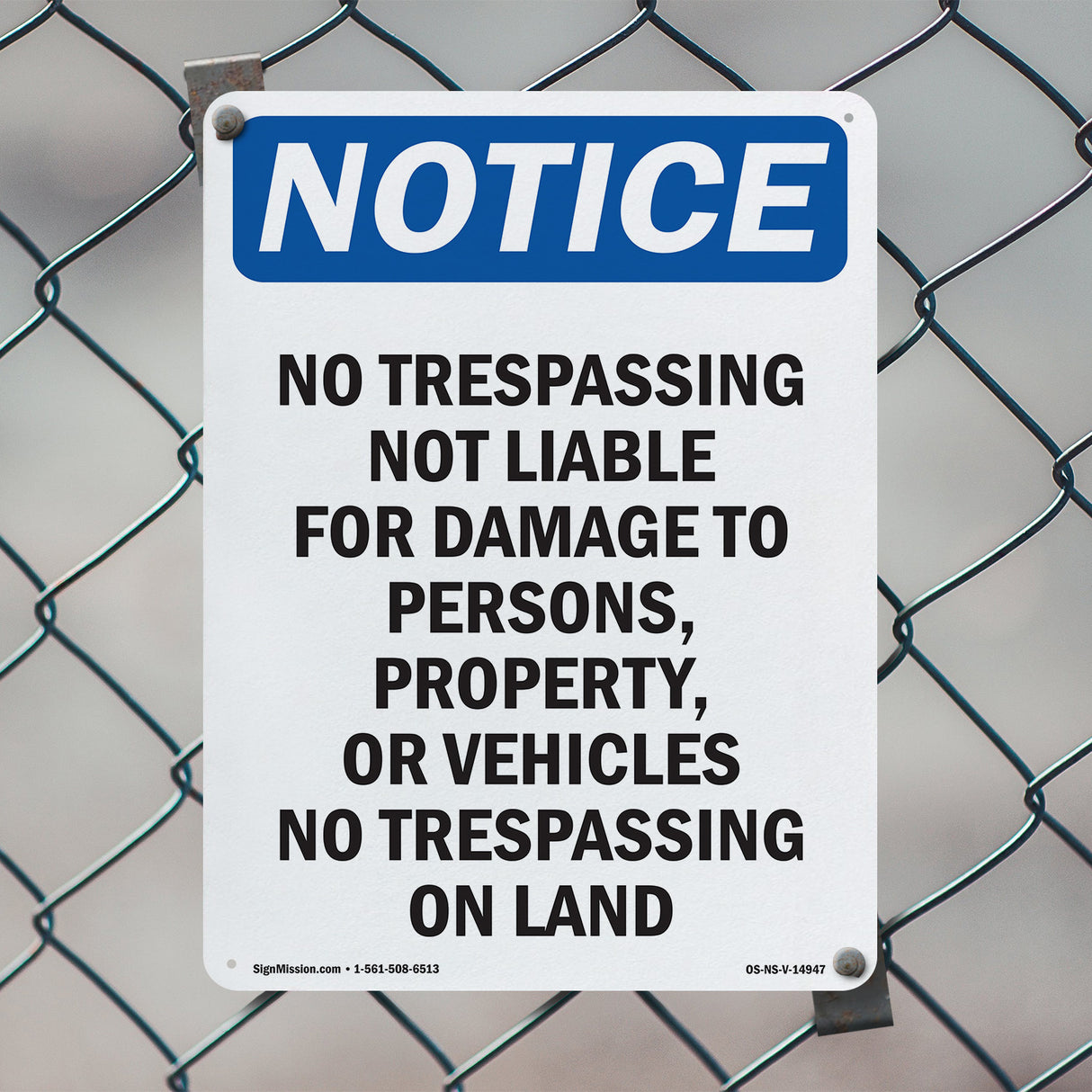 No Trespassing Not Liable For Damage To