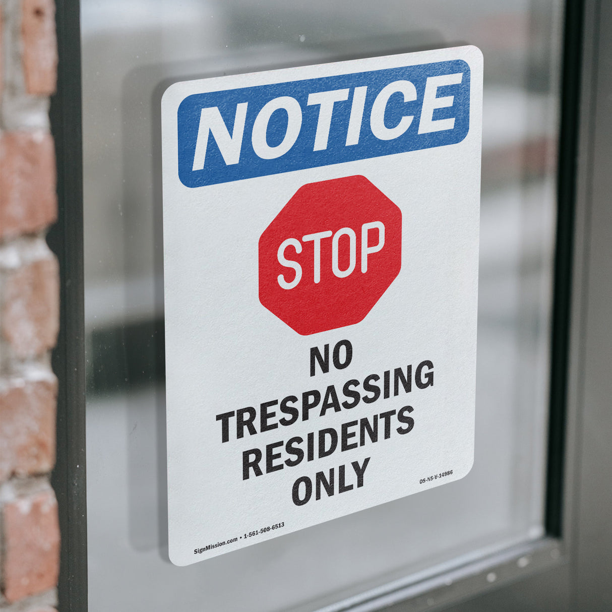 No Trespassing Residents Only