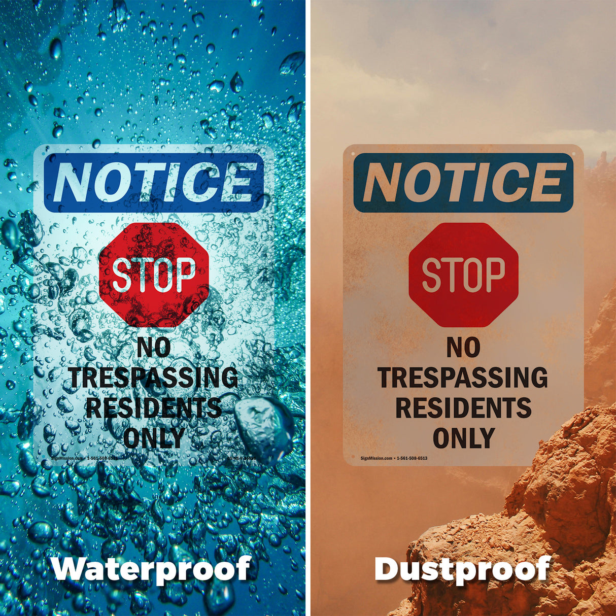 No Trespassing Residents Only