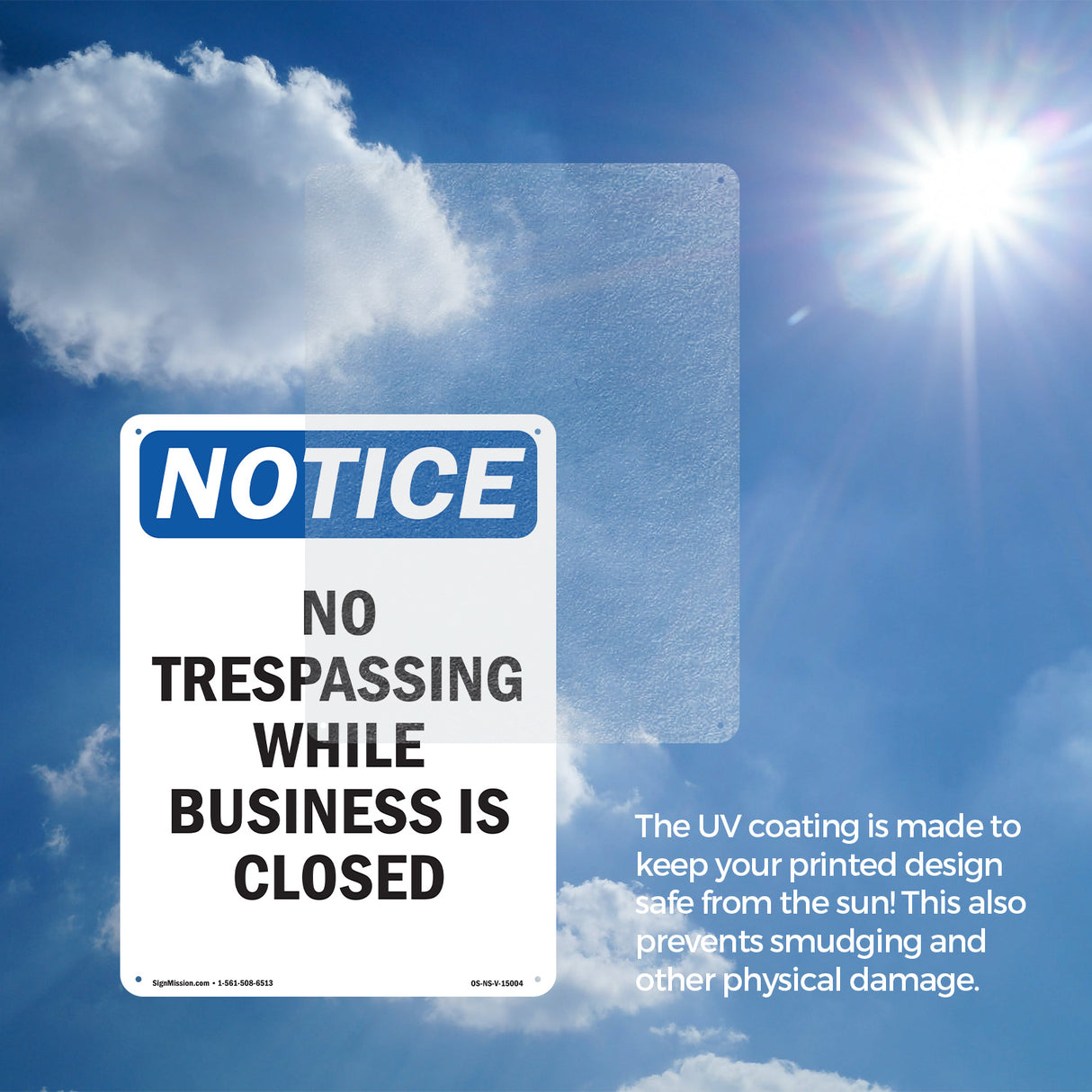 No Trespassing While Business Is Closed