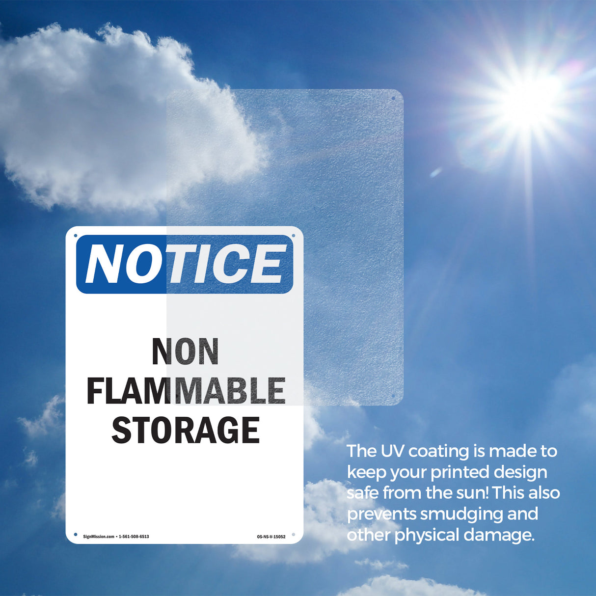 Non Flammable Storage Sign