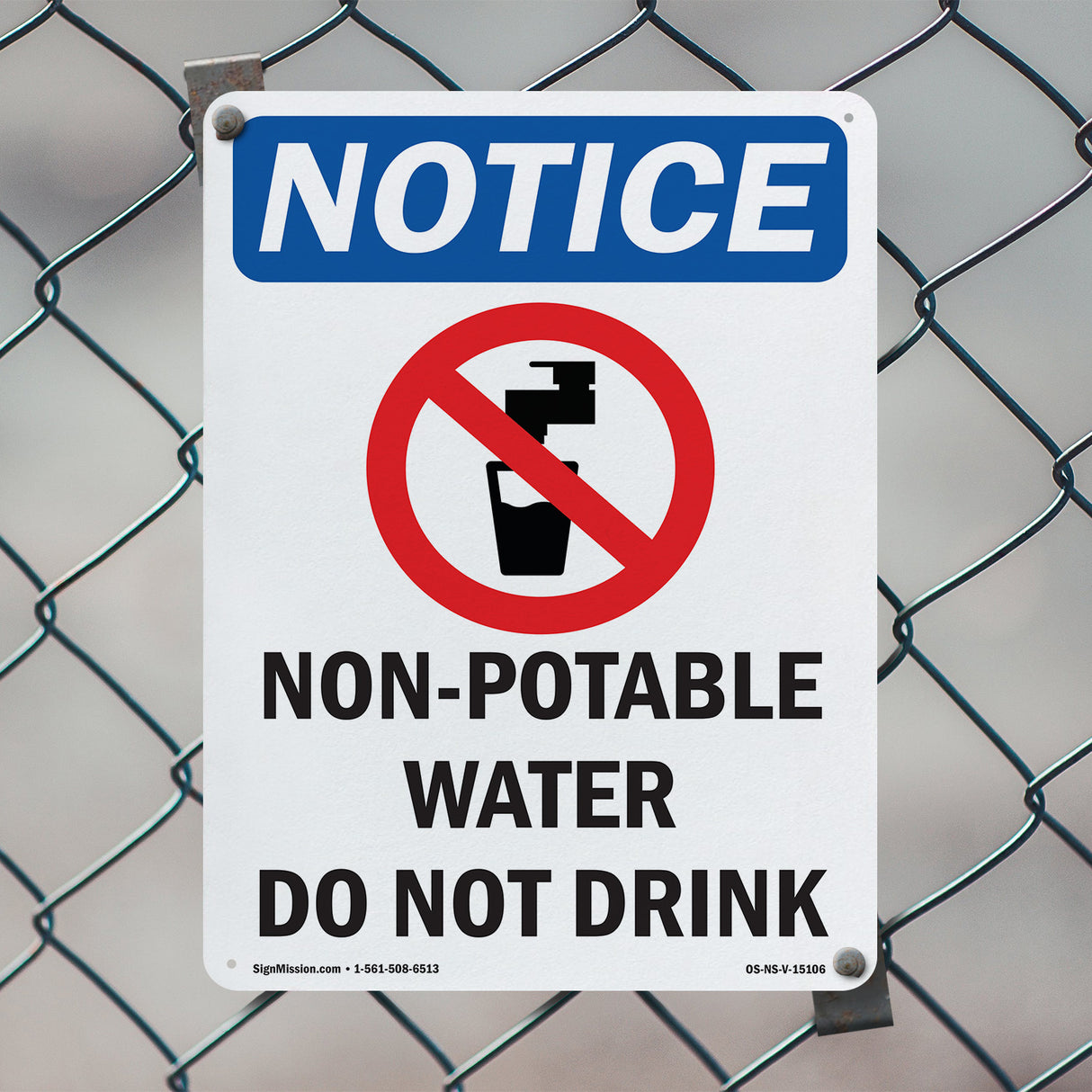 Non-Potable Water Do Not Drink