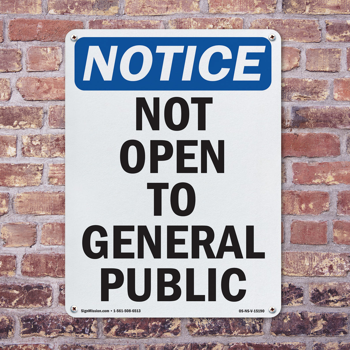 Not Open To General Public