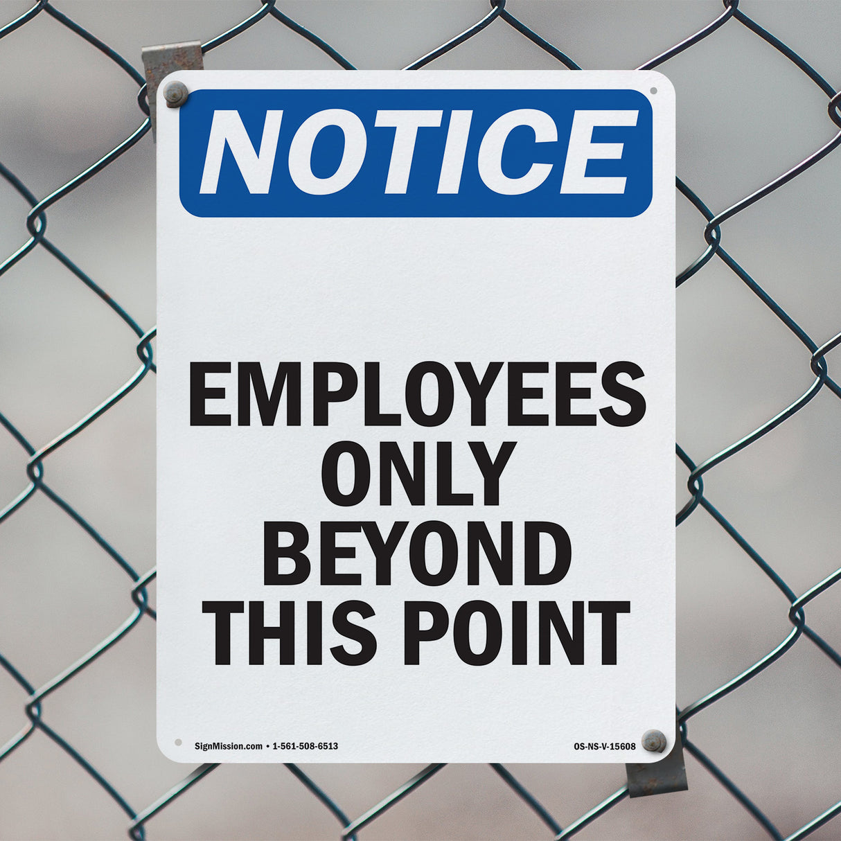 NOTICE Employees Only Beyond This Point