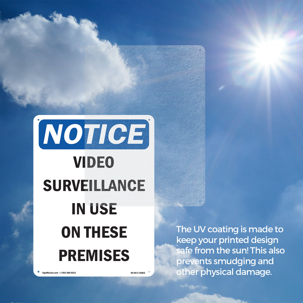NOTICE Video Surveillance In Use On These Premises