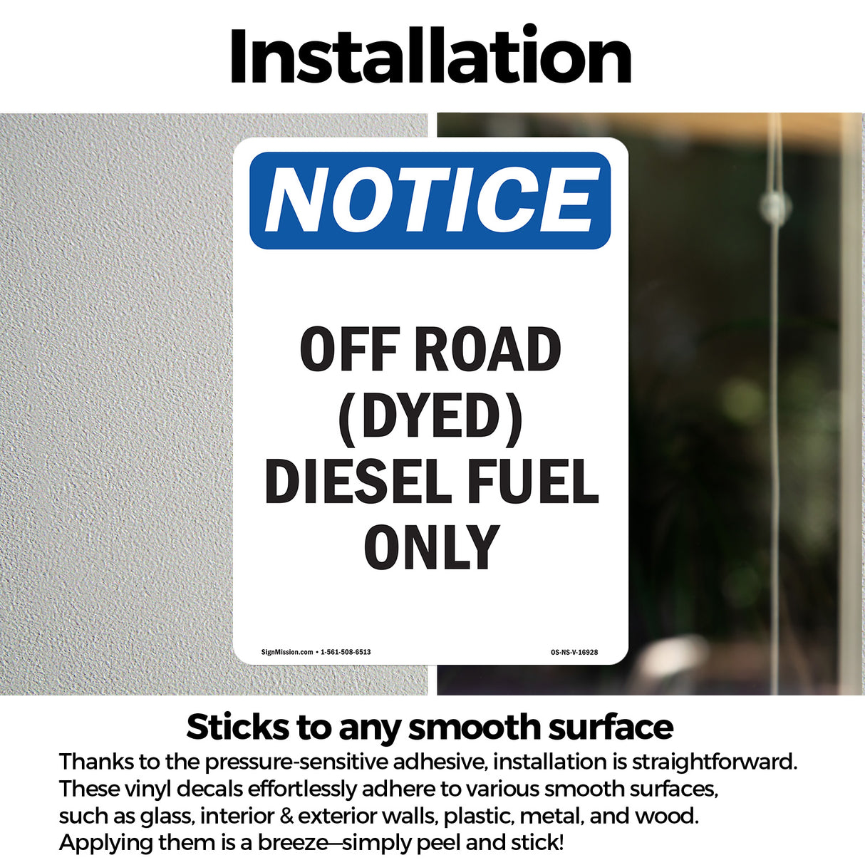 Off Road (Dyed) Diesel Fuel Only