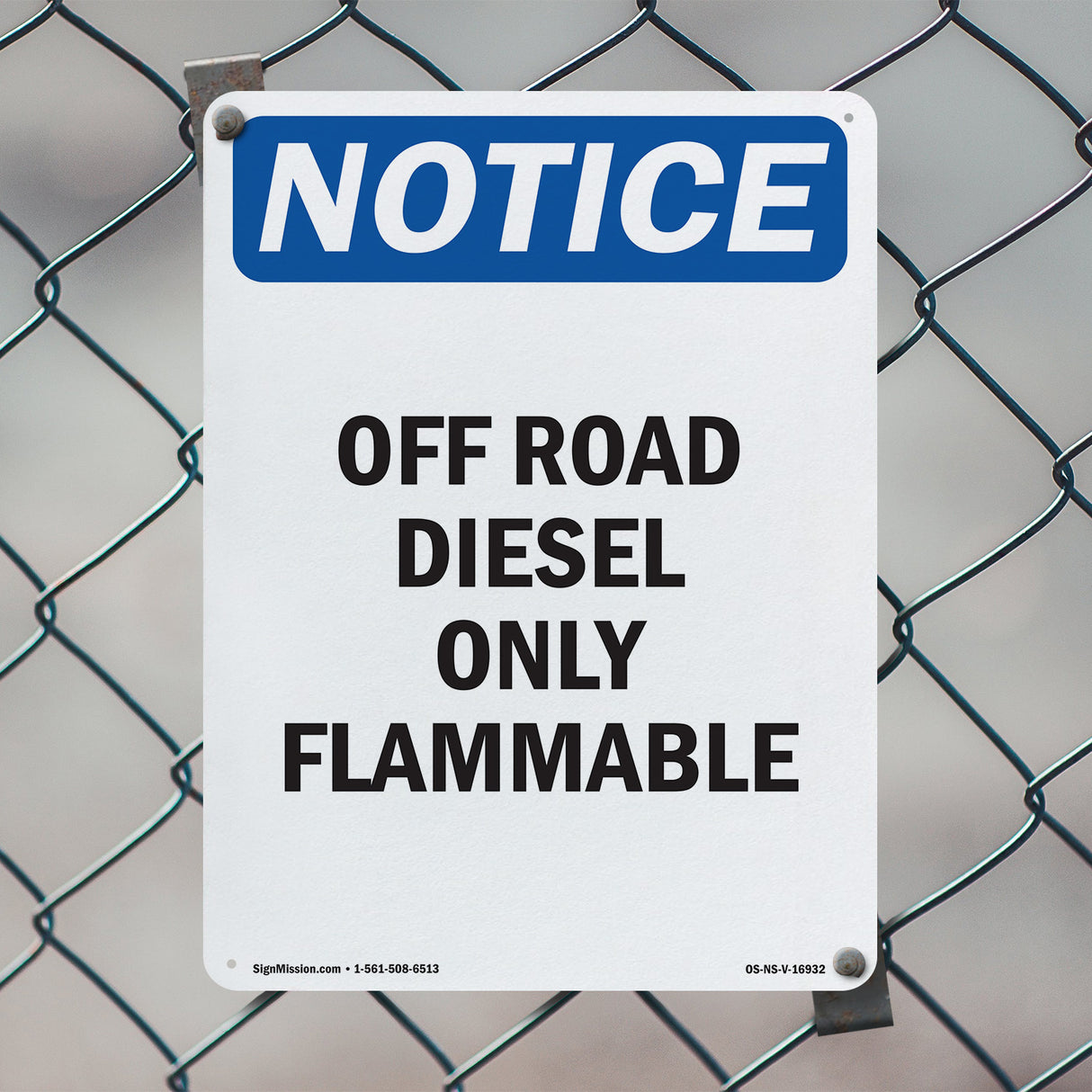 Off Road Diesel Only Flammable