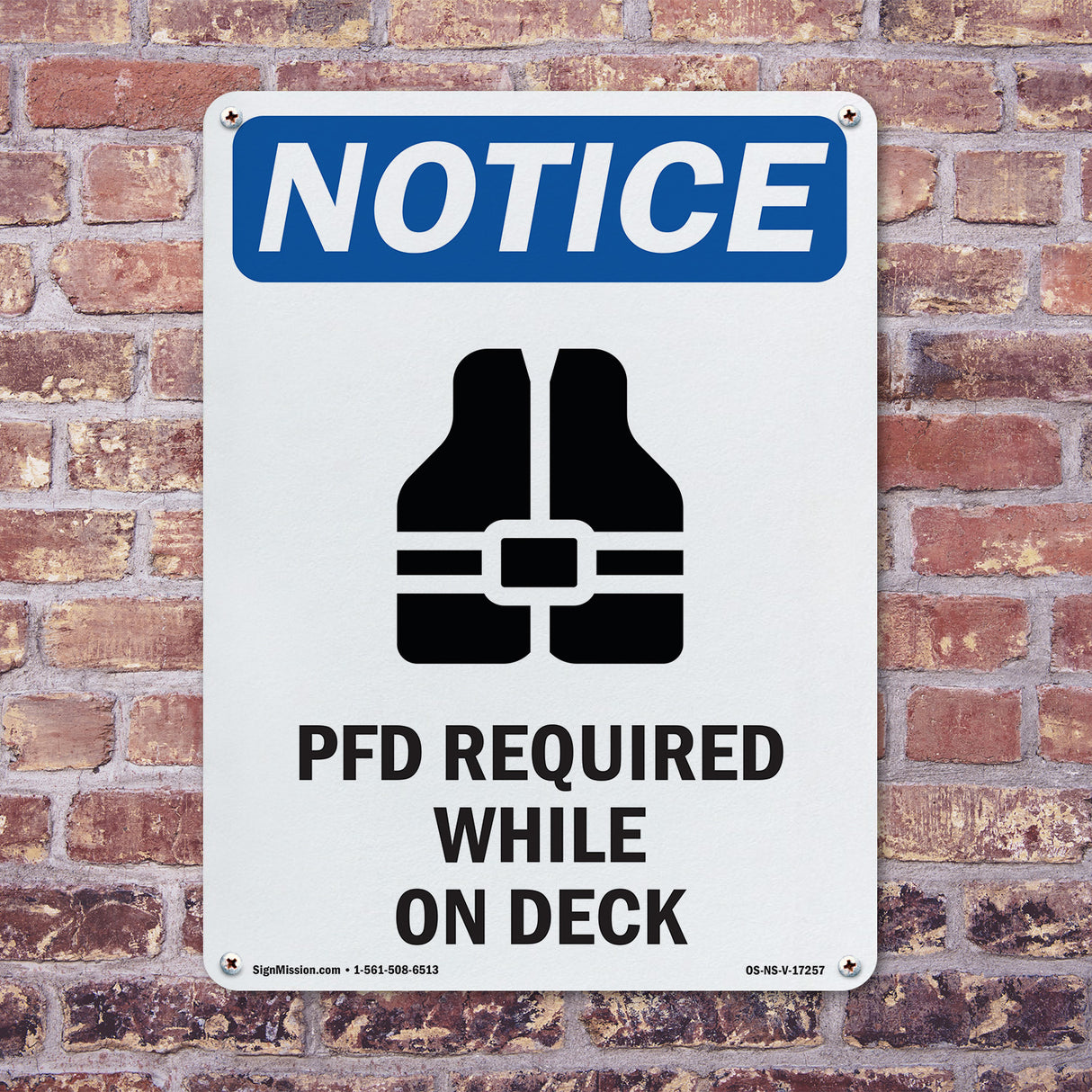 PFD Required While On Deck