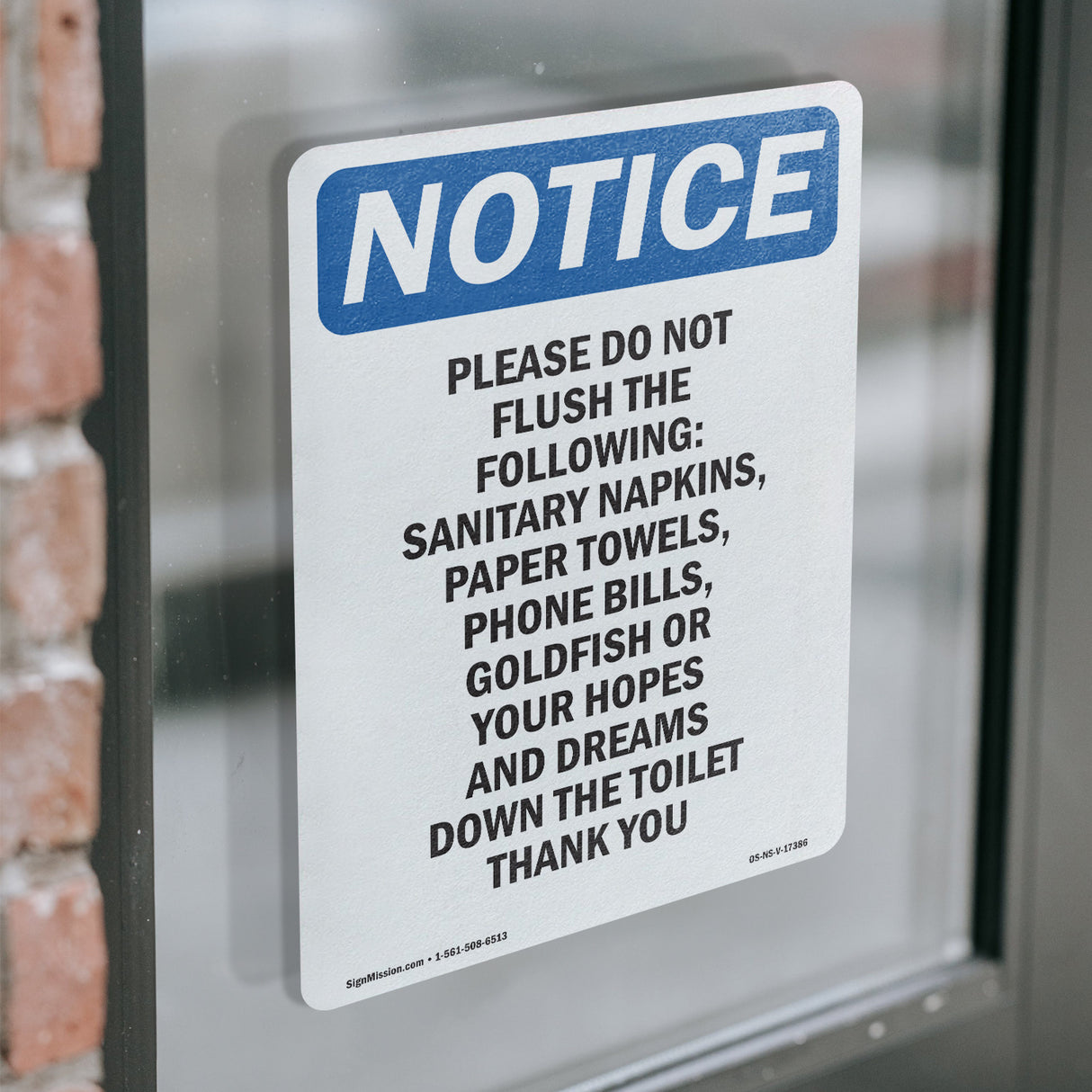 Please Do Not Flush The Following Sanitary