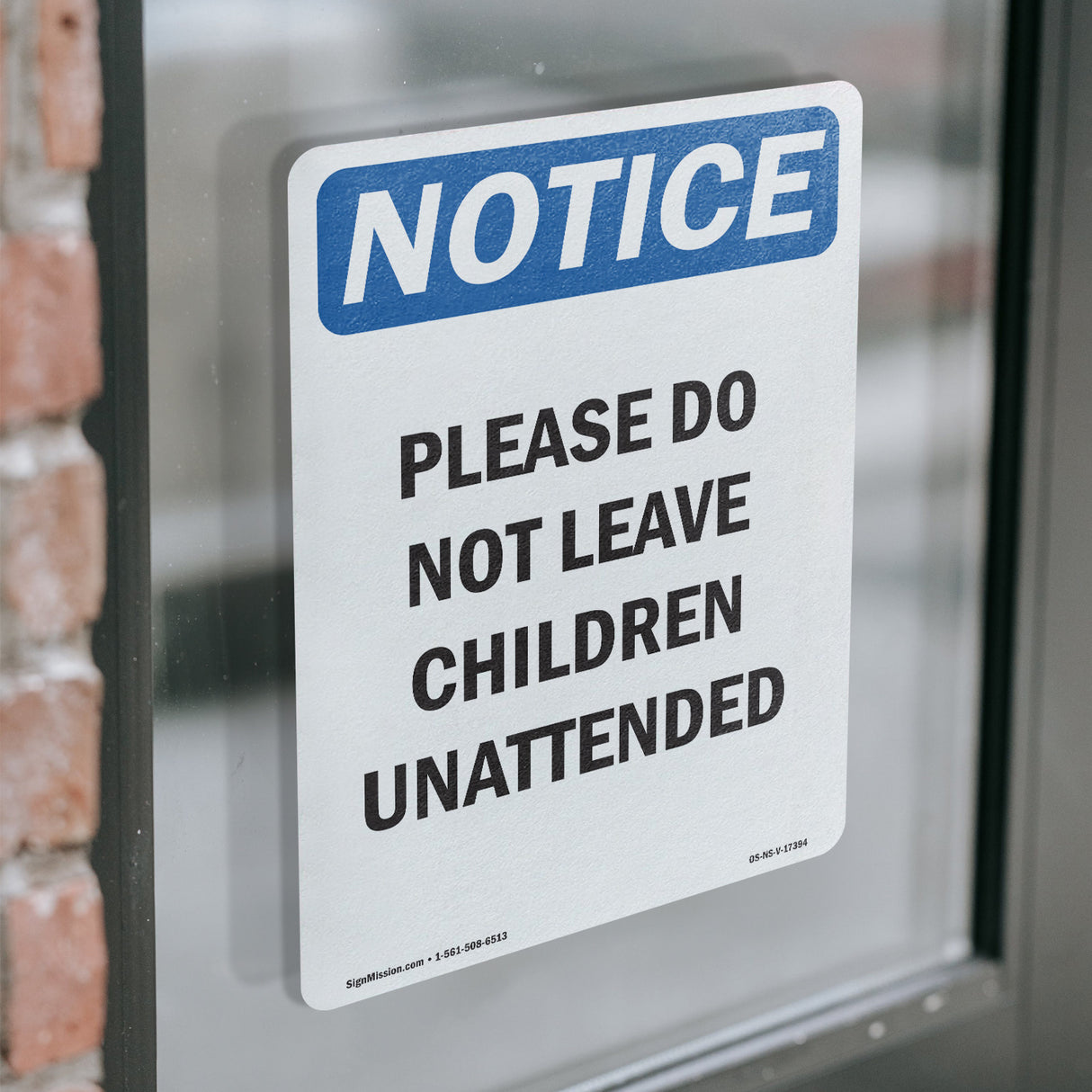 Please Do Not Leave Children Unattended