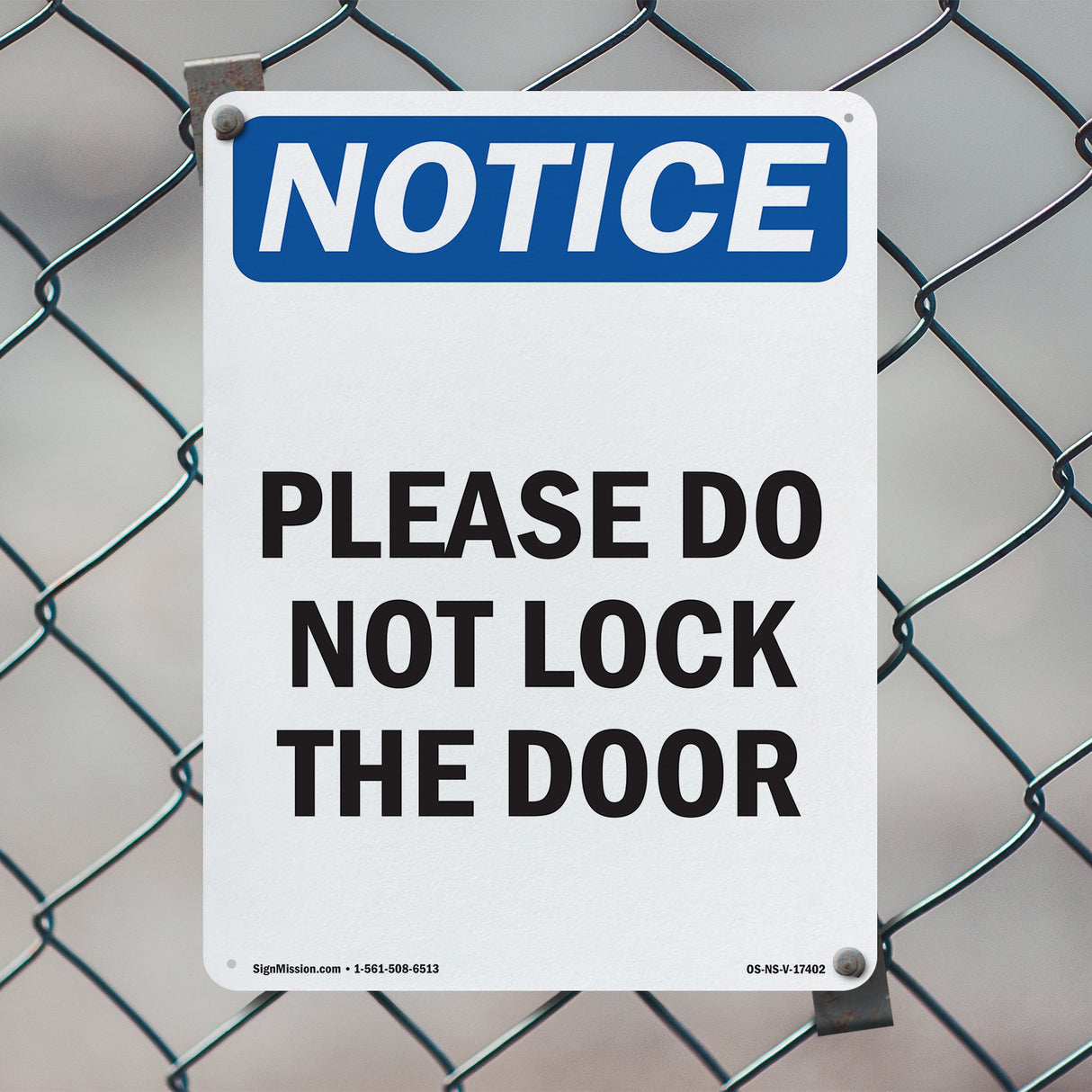 Please Do Not Lock The Door