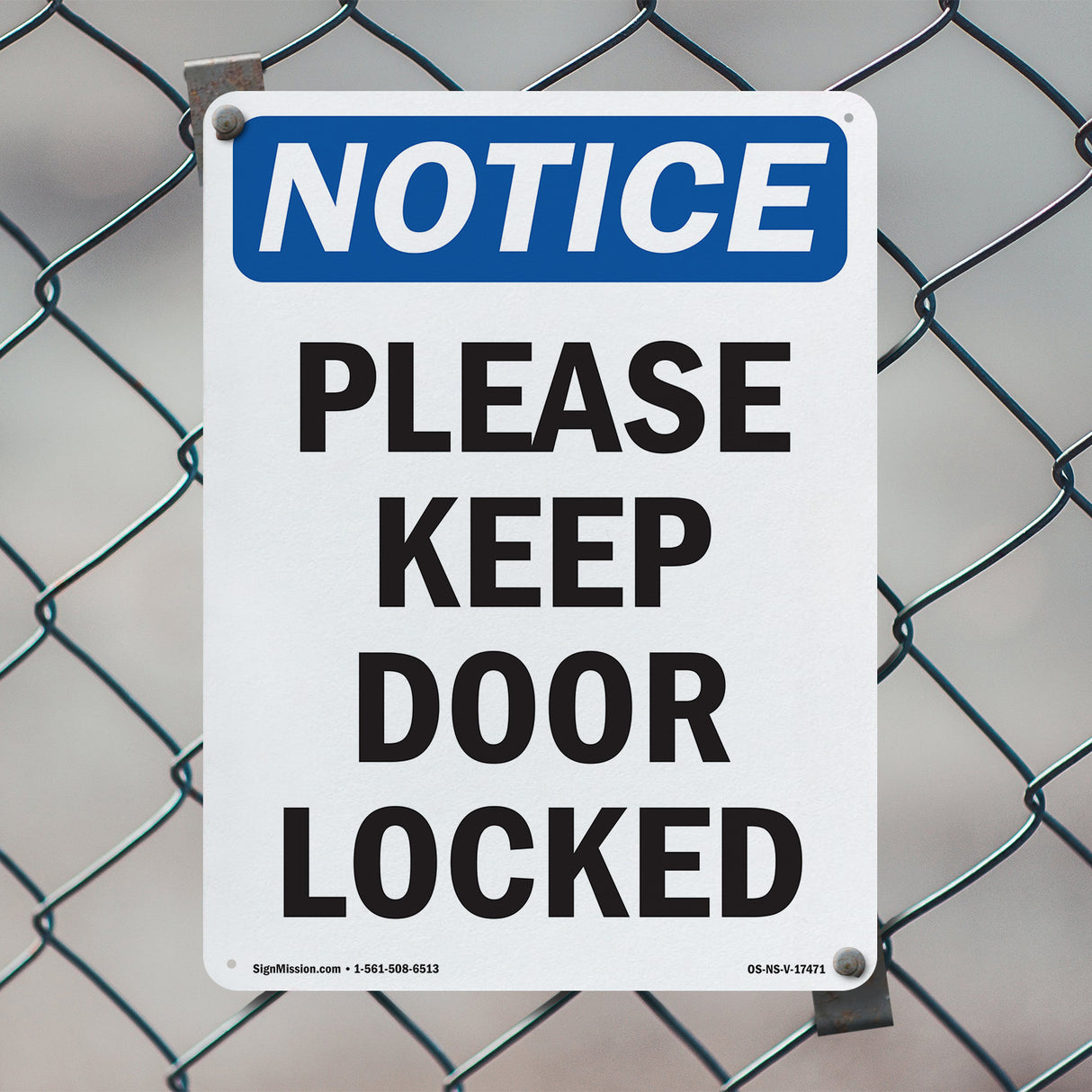 Please Keep Door Locked