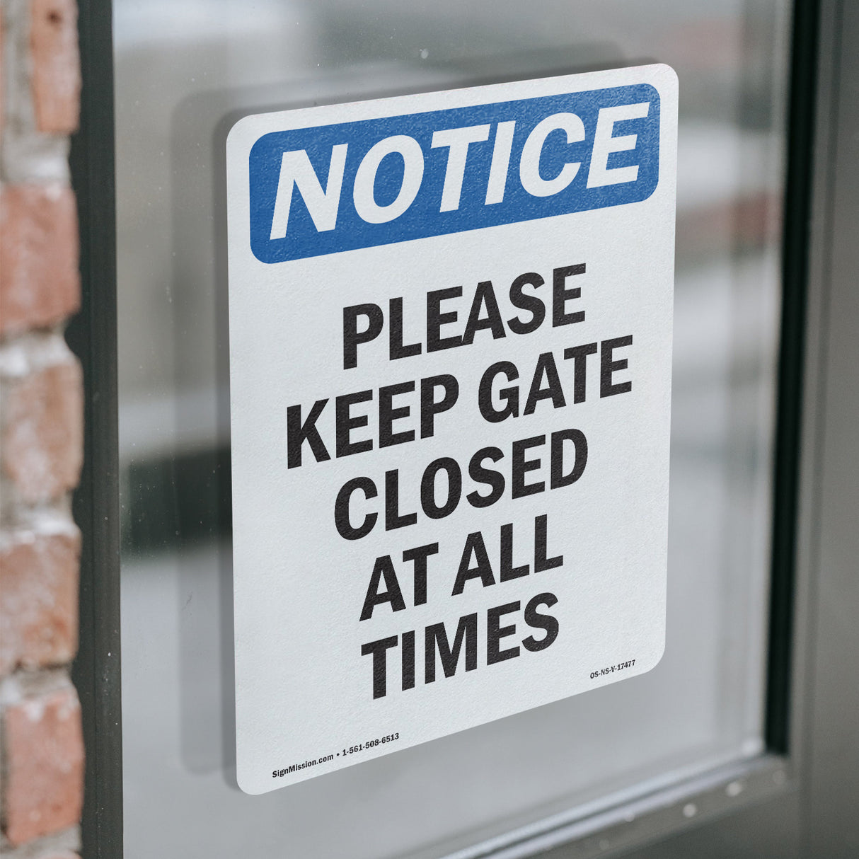 Please Keep Gate Closed At All Times