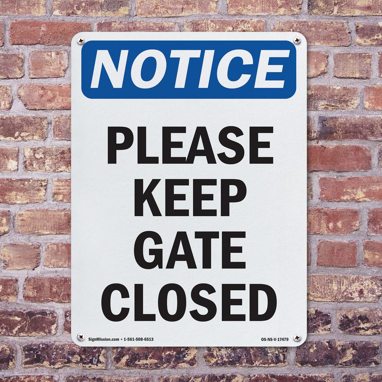 Please Keep Gate Closed