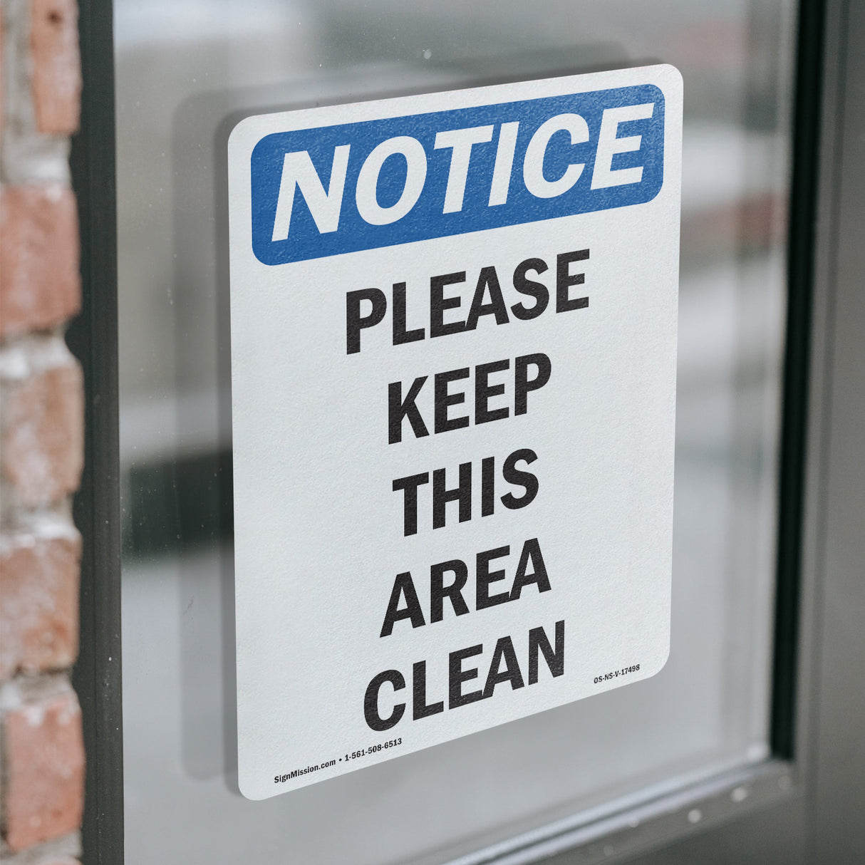 Please Keep This Area Clean