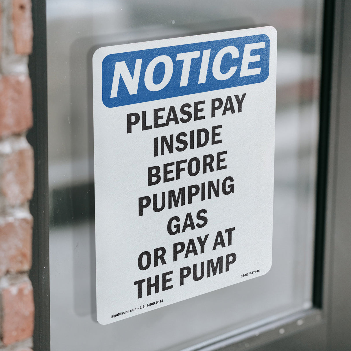 Please Pay Inside Before Pumping Gas Or