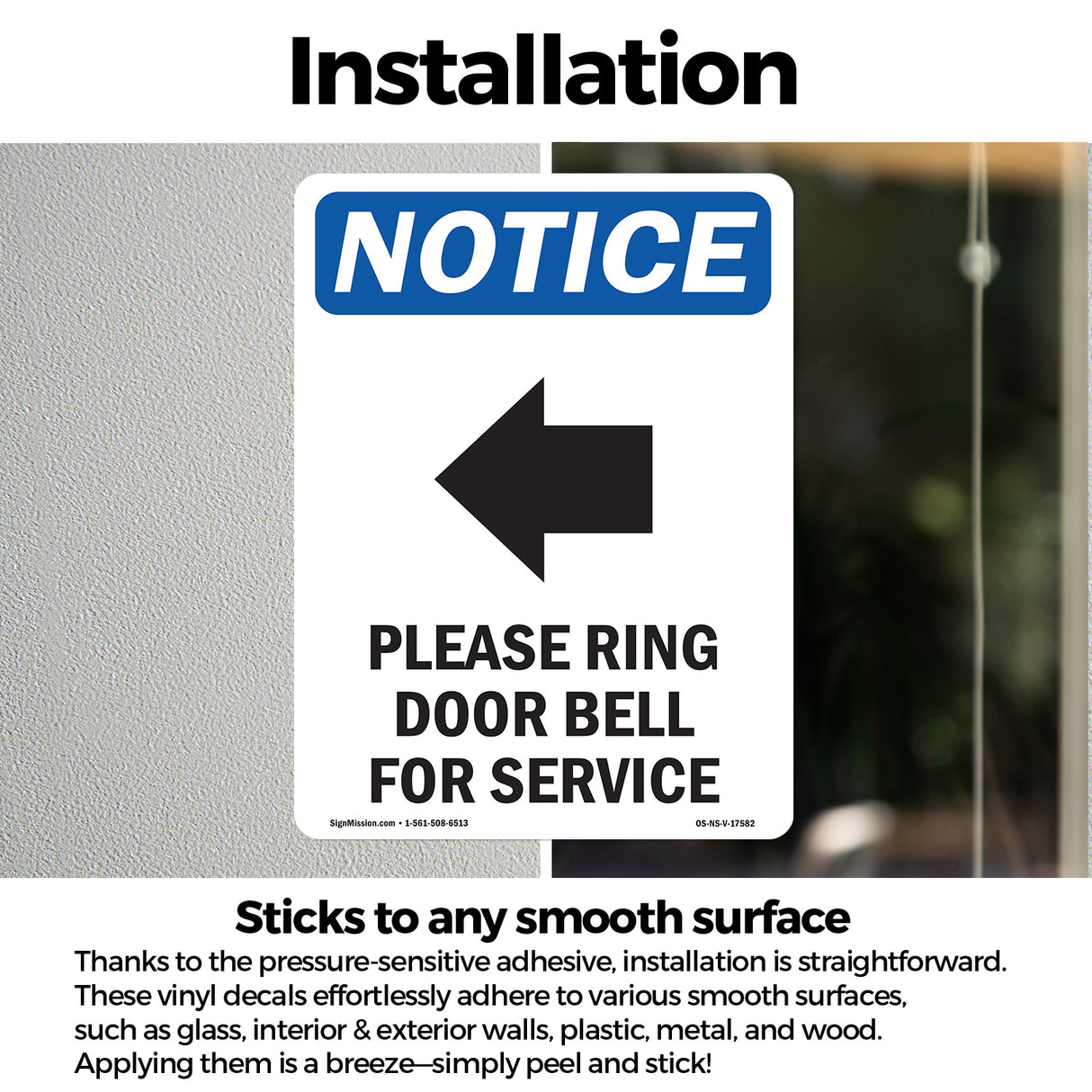 Please Ring Door Bell For Service